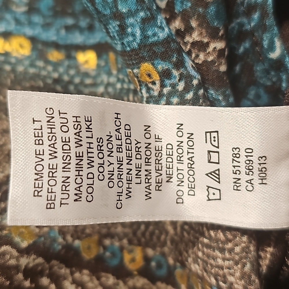 NWT Maurices short sleeve high low lined multi color dress size medium - Picture 8 of 11